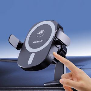 Dudao FW11 Car Phone Hoidja koos 15W Induktiivne Laadija jaoks Air Vent/Cockpit - must