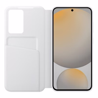Samsung Smart View Wallet Ümbris EF-ZS721CWEGWW jaoks Samsung Galaxy S24 FE - valge