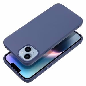 Чехол для iPhone 14, матовый синий