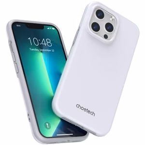 Choetech MFM kukkumisvastane ümbris Made For MagSafe iPhone 13 Pro jaoks valge (PC0113-MFM-WH)