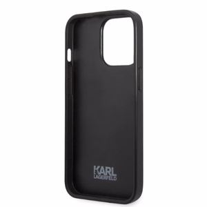 Karl Lagerfeld KLHCP13XPMNIKBL iPhone 13 Pro Max 6.7" жёсткий чехол синий/синий Monogram Ikonik Patch
