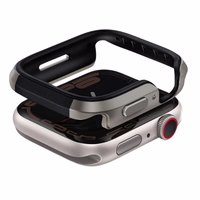 Uniq ümbris Valencia Apple Watch Series 46mm hõbedane/titanium hõbedane