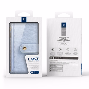 Dux Ducis Lawa Leather Ümbris jaoks Samsung Galaxy S25+ with Detachable Magnetic Wallet - sinine