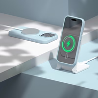 Etteri Silicone Mag ümbris iPhone 15 Pro 6,1" helesinine