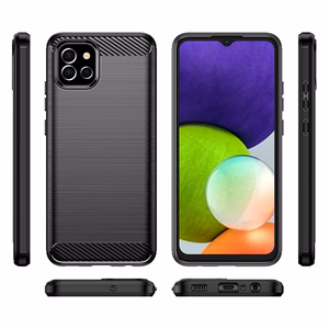Carbon Case paindlik kate Samsung A03S EU (166.5) musta