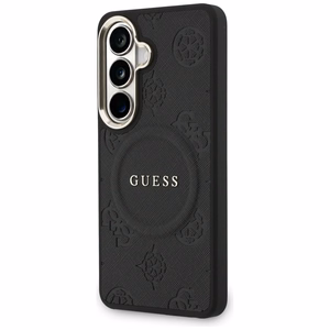 Guess ümbris Saffiano Peony Embossed Ring MagSafe Samsung Galaxy S26 must