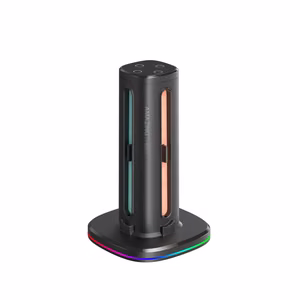 AmazingThing Thunder Pro PlayDock laadija Nintendo Switch 2 kontrolleritele - must