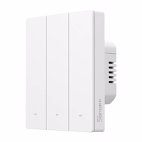 SONOFF M5-3C-80W WiFi Matter nutikas seina lüliti (3-channel, jaoks raam)
