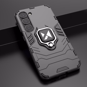 Чехол Wozinsky Ring Armor для Samsung Galaxy S23+ бронированный с магнитным кольцом-держателем чёрный