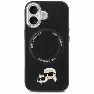 KARL LAGERFELD ümbris jaoks IPHONE 17 compatible with MagSafe KLHMP17SPSMLRKCK (PU K&C Pins) must