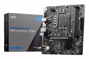 MSI PRO H610M-E DDR4 emaplaat Intel H610 LGA 1700 micro ATX