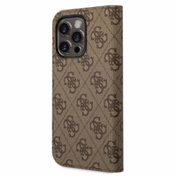 Guess GUBKP14XHG4SHW iPhone 14 Pro Max 6.7 "brown / brown book 4G Vintage kuldne Logo