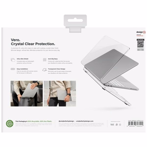 Uniq Vero ümbris mudelile MacBook Neo – läbipaistev
