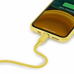 USB kaabel Baseus Colorful kollane Lightning 120cm
