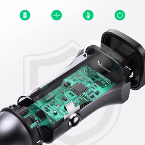 Car laadija Ugreen CD130 USB-C/USB-A 30W hall