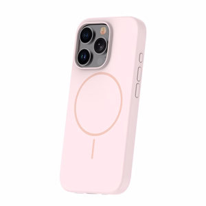 Silicone Thin Mag ümbris jaoks iPhone 14 Pro 6,1" light roosa