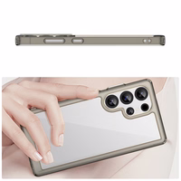 Outer Space Ümbris with Gel Frame jaoks Samsung Galaxy S25 Ultra - Clear must