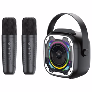 Blavec kaasaskantav Bluetooth kõlar WS-08 Karaoke Idol – 8W 2 mikrofoniga (WS08-2MW) valge