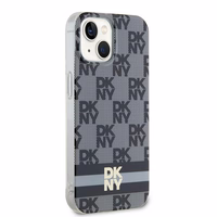 DKNY IML Checkered Mono Pattern & Printed Stripes MagSafe Ümbris jaoks iPhone 15/14/13 - Must