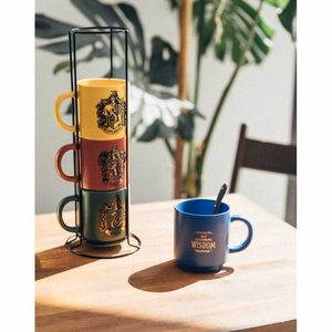 Harry Potter Hogwarts Houses keraamiliste kruuside komplekt alusega, 4 tk, 300 ml