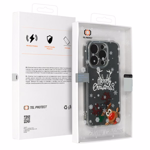 TEL PROTECT Christmas Ümbris jaoks Samsung S23 FE Design 1 Clear