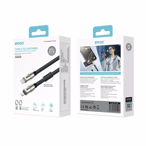 BWOO Lanyard кабель USB-C - Lightning 1.2m 27W с ремешком