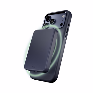 Чехол Puro Icon Mag Pro Liquid Silicone для iPhone 17 Pro, совместимый с MagSafe, с защитой камеры и алюминиевыми кнопками - тёмно-синий