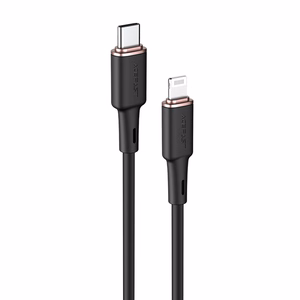 Acefast кабель MFI USB Type C - Lightning 1.2m, 30W, 3A чёрный (C2-01 black)