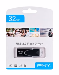 PNY Attaché 4 2.0 32GB USB mälupulk USB Type-A must