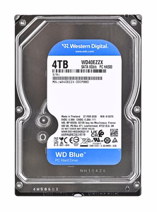 WESTERN DIGITAL Blue 4 TB Serial ATA III Buffer 128 MB 5400 RPM 3.5 " WD40EZZX (HDD)