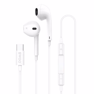 BWOO juhtmega kõrvaklapid HF175 USB-C digitaalne liides valge