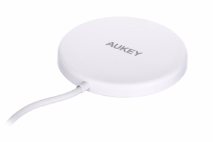 AUKEY Aircore Magnetic LC-A1 juhtmevaba magnetiline Qi laadija USB-C 15W valge