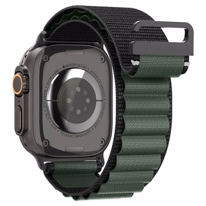 SPIGEN WBF1 rihm APPLE WATCH 6 / 7 / 8 / 9 / 10 / SE / ULTRA 1 / 2 (44 / 45 / 46 / 49 MM) must/roheline