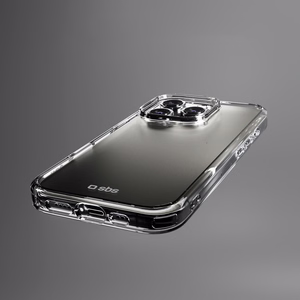 SBS set with D3O technology jaoks iPhone 16 Pro - ümbris + glass screen and camera protector - läbipaistev