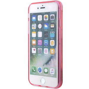 Karl Lagerfeld KLHCI8LNKHCP iPhone 7/8/ SE 2020/2022 roosa/roosa hardcase Glitter Karl Head