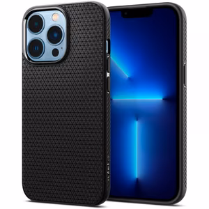 Spigen Liquid Air iPhone 13 Pro ümbris - matt must