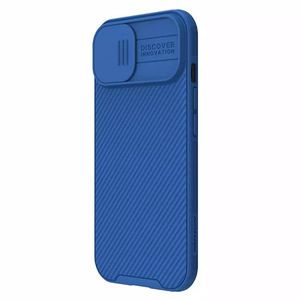 Nillkin CamShield Pro Magnetic Ümbris jaoks iPhone 15 Plus with Camera Protector - sinine