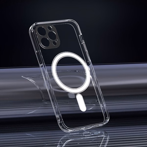 Anti Shock 1,5 mm Mag ümbris jaoks iPhone 15 Pro Max 6,7" läbipaistev camera protection