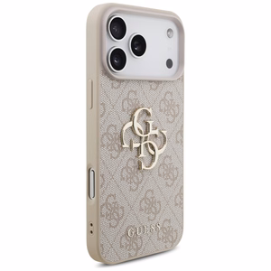 Guess 4G Big Logo Ümbris jaoks iPhone 17 Pro Max - Roosa