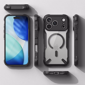 Ringke Fusion X Magnetic MagSafe Ümbris jaoks iPhone 17 Pro Max - Must