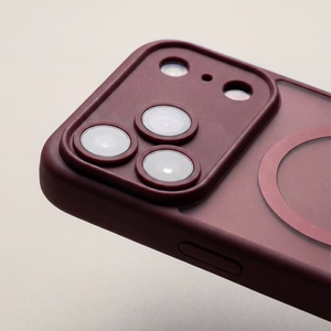 Mag Matt case for Samsung Galaxy S26 Plus maroon camera protection