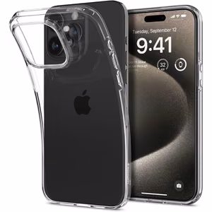 Spigen Liquid Crystal Ümbris jaoks iPhone 15 Pro Max - Clear