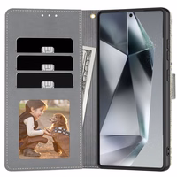 Tech-Protect Wallet Ümbris jaoks Samsung Galaxy A26 5G / A17 4G / 5G - Daisies with Leaves