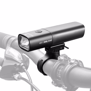 Rockbros RHL950 jalgratta esituli, 950lm eemaldatava USB-C-akuga – värv: must