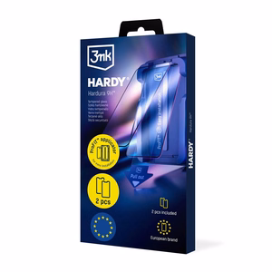 3mk Hardy Hardura 9H LCD karastatud klaas aplikaatoriga Samsung Galaxy S26 Ultra jaoks, must (2 tk)