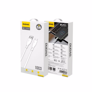 Dudao USB / USB Type C 5A 1m white (L2T 1m white)