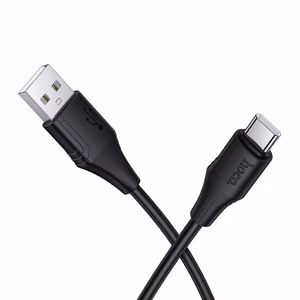 Silicone Kaabel USB A to USB C Hoco 3A 1 m X124 must