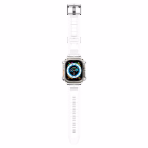 Spigen Rugged Armor Pro ümbris ja rihm Apple Watch Ultra 49 mm jaoks (läbipaistev)