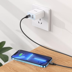 Кабель USB C to Lightning Hoco PD 20W 1 м X89 чёрный