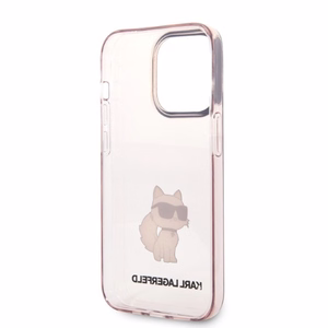 Karl Lagerfeld KLHCP14LHNCHTCP iPhone 14 Pro 6.1" roosa/roosa hardcase Ikonik Choupette